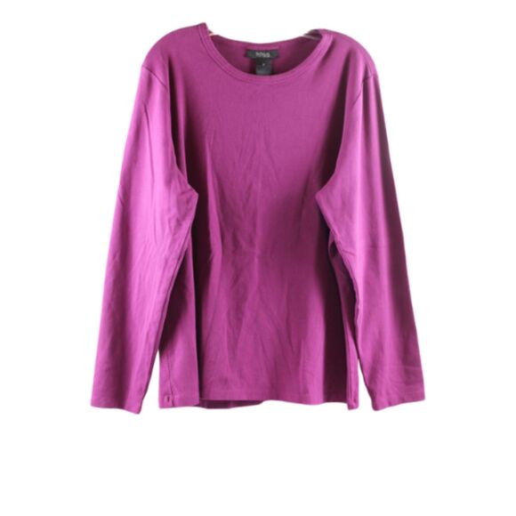 Style & Co Pink Women's Long Sleeve Pullover Shirt Size 2X 026 - Picture 1 of 6